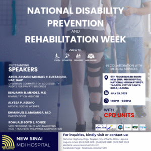 Rehabilitation Event Poster (Square)